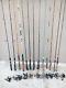 13fishing Poles Rods And 11reels Vintage Lot Repair Or Parts Berkley Zebco Daiwa