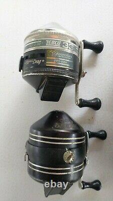 16 zebco reels lot collection 33 omega rhino 66 600 micro