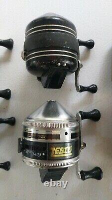 16 zebco reels lot collection 33 omega rhino 66 600 micro