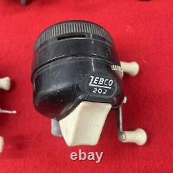 (18) Zebco Closed Face Spinning Reels, AND OTHER MODELS ALL WORK FINE, GREAT DEAL