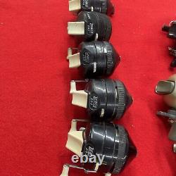 (18) Zebco Closed Face Spinning Reels, AND OTHER MODELS ALL WORK FINE, GREAT DEAL