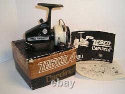 1978 ZEBCO CARDINAL 4 SPINNING REEL IN BOX #781201 Free Shipping