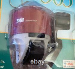 1993 ZEBCO 303 Spincast Fishing Reel Rare Made in USA, New In Package