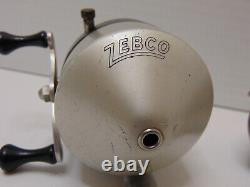 2 Vintage Zebco Fishing Reels Original Zero Hour Bomb Co Model 11