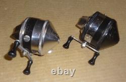 2 Vintage Zebco Model 33 Spinning Reels with Boxes