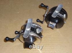 2 Vintage Zebco Model 33 Spinning Reels with Boxes