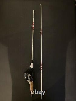 21 Vintage Zebco Model 202 Fishing Reel / 2 Piece True Temper 494RE 5 Rod Combo