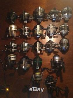 29 Fishing Reels, Vintage Zebco, Diawa, Shakespear, And More Check Out Pictures