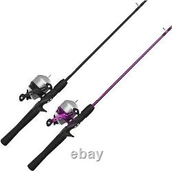 33 Spincast Fishing Reel and 5'6 Fiberglass Rod Combo Perfect for All Fish