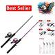 33 Spincast Reel And 2 Piece Fishing Rod Combo 5 Foot 6 Inch Fiberglass Rod