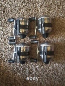 4 Vintage Zebco Spinner Model 33 Fishing Reel