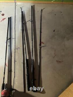 5 Fishing Poles And Reels Some New