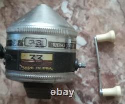 (6 Lot) 5 Vintage Zebco 33 Fishing Reels + (1) 202