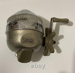 6 piece lot? Of Zebco fishing reels 4 working 2 For parts