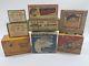 8 Old Fishing Reel And Lure Paper Boxes / Heddon, Pflueger, Zebco & South Bend