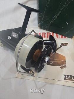 ABU GARCIA Zebco CARDINAL 7 Reel Vintage Saltwater Spool Oil Box Great Condition