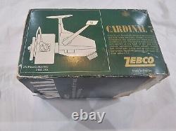 ABU GARCIA Zebco CARDINAL 7 Reel Vintage Saltwater Spool Oil Box Great Condition