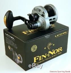 Bundle-fin-nor Lethal Ltl16ii Two Speed 6.31 Right Hand Conventional Reel + Hat
