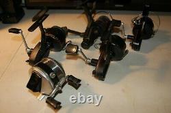 Collection MITCHELL 300 spinning reels, Mitchell 5540 RD, Zebco Model 33, lot