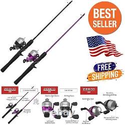 Comfortable 33 Spincast Fishing Rod Combo with Quickset Reel Durable Design