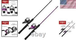 Comfortable 33 Spincast Fishing Rod Combo with Quickset Reel Durable Design