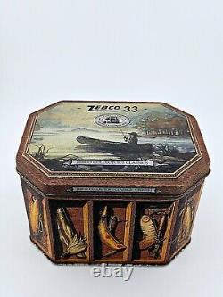 Commemorative Zebco 33 Reel with Original Collector's Tin Rare Vintage Co