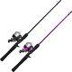 Durable 5'6 Fishing Rod & 33 Spincast Reel Combo Perfect For All Skill Levels