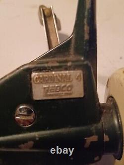 Early Vintage Cardinal Zebco 4 Fishing Reel Sweden serial nr 067000 runs smooth