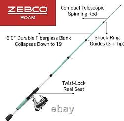 Expertly Designed 6-Foot Telescopic Fishing Rod & Reel Combo Angler's Choice