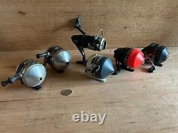 Fish Reel Junk Drawer Lot Of 6 Zebco Shimano South Bend Vintage Modern Rough