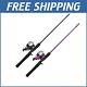 Fishing Combo 5'6 Spincast Rod, Reel & Comfort Handle For All-day Casting