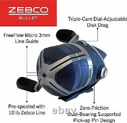 HOT DEAL TODAY Zebco ZB310BX3 Bullet Spincast Reel + FREESHIPPING