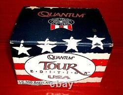 Historic the last American made BC Reel by Zebco. New in Box Quantum Tour 300