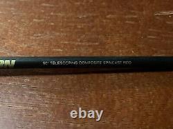 Johnson 5 ft. Telescoping Composite Spincast Rod & Zebco 222 Reel! Vintage Set