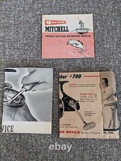 LOT Vintage Antique Fishing Reels, Lures, Boxes Shakespeare, Mitchell, Zebco