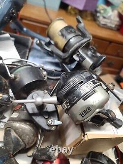 Large Lot (22) older Fishing Reels See PICTURES Zebco, Garcia, Shakespeare