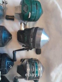 Lot Of 12 Vintage Zebco Casting Reels For Parts. 1 Works The zebco 888