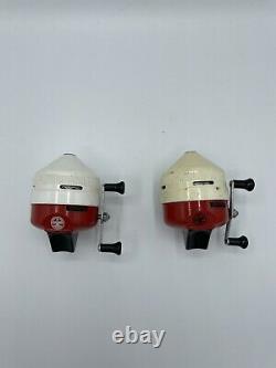 Lot Of 2 Vintage Fishing Reel Zebco Boy Scouts of America Works