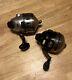 Lot Of 2 Zebco 888 Heavy Duty Spin Cast Fishing Reels With Instant Anti-reverse