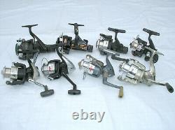 Lot Spinning Reels Shimano Rapala Mitchell Silstar Zebco Spider Wire Fishing Lot