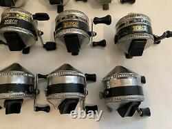 Lot of 12 Vintage USA Made Zebco 33 Fishing Reels Made in USA