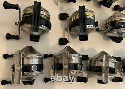 Lot of 12 Vintage USA Made Zebco 33 Fishing Reels Made in USA