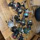 Lot Of 12 Vintage Fishing Reels Mitchell Zebco Dam Or Is 200 Noris And More
