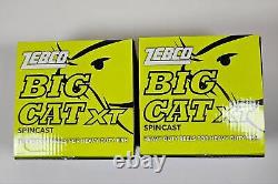 (Lot of 2) Zebco BIG CAT 5XT BCXTSC Gear Ratio 2.61 BB 4 Mono Pre-Spooled