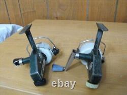 Lot of 2 Zebco Cardinal 4 spinning reels without spools