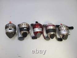 Lot of 24 Zebco Spincast Fishing Reels with 10LB Line New in Open Box, SHIPS FREE
