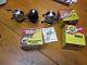 Lot Of 3 Rare Collector Zebco 33 Spinner Reels, Boxes, 2 Tulsa Ok, Brass Gears Usa