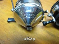 Lot of 3 Rare Collector Zebco 33 Spinner Reels, Boxes, 2 Tulsa Ok, Brass Gears USA