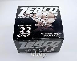 (Lot of 3) Zebco The New Platinum 33 Reel All Metal 5BB Pre-Spooled Cajun 10lb