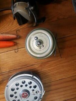 Lot of 7 Vintage Spinning / Fly Fishing Reels (see pic as is estate find)